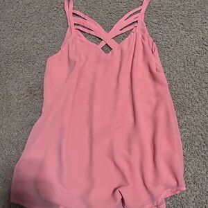 Naked Zebra Pink Strappy Camisole